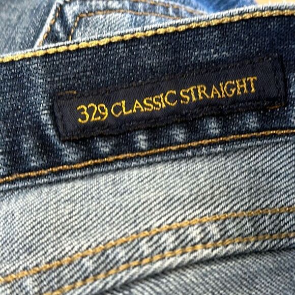 Lucky Brand 329 Classic Straight Jeans Men's Blue Denim Size 38x30 Medium Wash - Picture 8 of 14